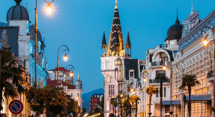 batum otelleri şehir manzarası modern binalar